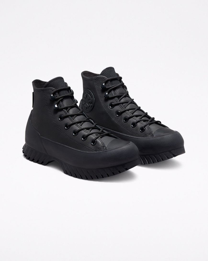 Men's Converse Chuck Taylor All Star Lugged Winter 2.0 High Top Shoes Black | AU 38619D